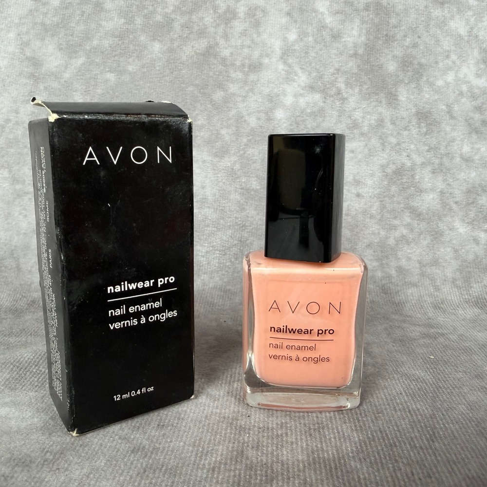 Avon Nailwear Pro‎ Nail Enamel Cotton Candy N010 Glossy 2009 Discontinued NOS